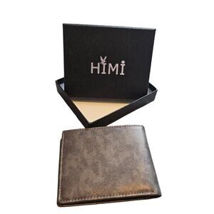 Himi Men's Wallet New in Box Brown Shimmer